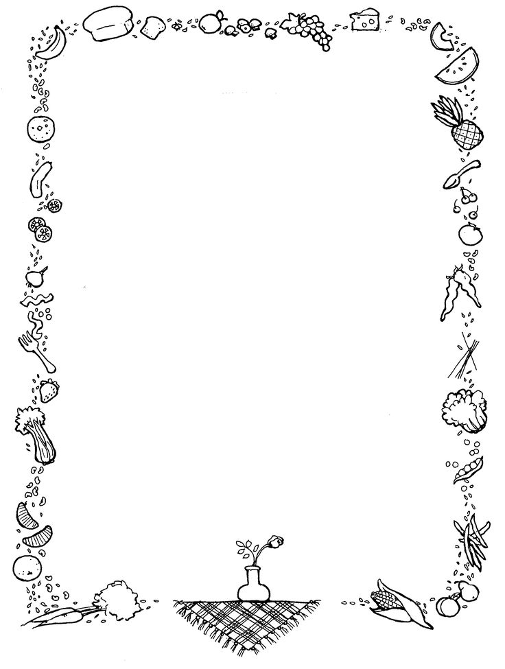 a black and white drawing of an empty sheet