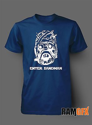 SALE ENTER SANDMAN METALLICA STAR WARS GIFT BNWT ADULT NAVY T SHIRT SIZE LARGE Enter Sandman Metallica, Navy T Shirt, Enter Sandman, Star Wars Gifts, Metallica, Star Wars, Mens Graphic Tshirt, Navy, Mens Tshirts