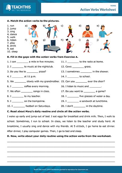 Esl Verb Worksheets For Adults - prntbl.concejomunicipaldechinu.gov.co