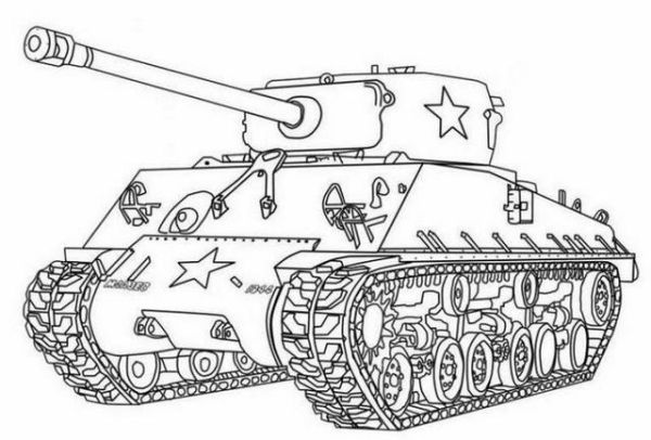 Battle Tank Coloring Pages Printable PDF - Coloringfolder.com | Tank ...