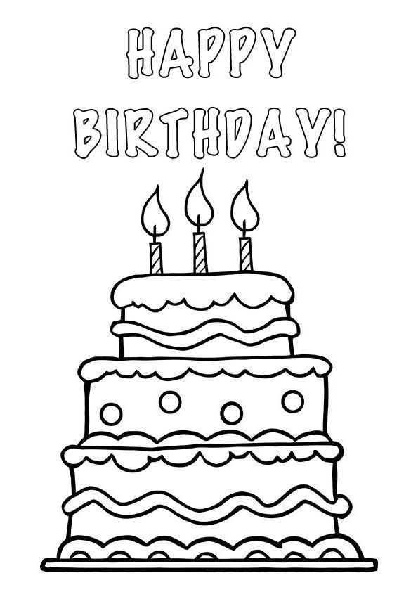 Birthday coloring pages: Hãy thưởng thức những trang tô màu bánh sinh nhật đầy màu sắc và sinh động. Bạn sẽ được tự do sáng tạo và tô màu những chiếc bánh đa dạng về kiểu dáng và màu sắc. Đây là một hoạt động vui nhộn và giúp bạn thư giãn sau những giờ học tập căng thẳng.