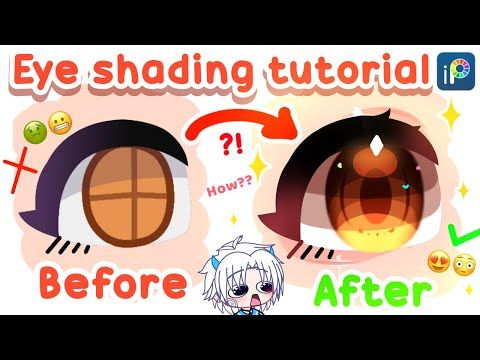 NEW Eye Shading Tutorial - Gacha Club - IbisPaint X | Tutorial, Eye ...