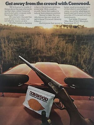 1977 Conwood Chewing Tobacco Print Ad, Shotgun Hunting, Memphis Tennessee | eBay Expensive Artwork, Memphis Tennessee, Magazine Ads, Vintage Magazines, Print Ad, Vintage Magazine, Famous Artists, Print Ads, Helping People