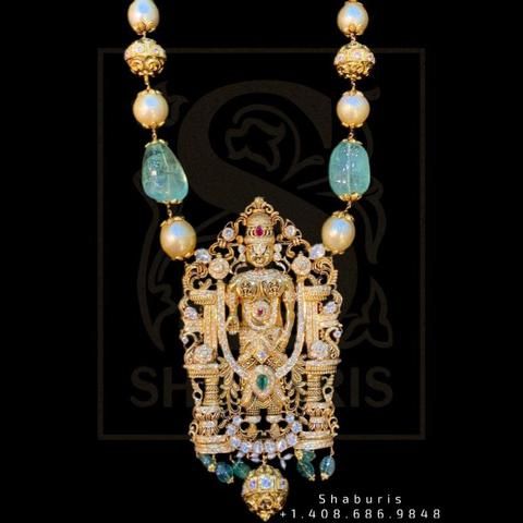 Rani Haram, Studs Indian, Beads Haram, Venkateswara Swamy, Baby Jewellery, Bridal Indian, Indian Accessories, Diamond Pendants Designs, Diamond Wedding Jewelry