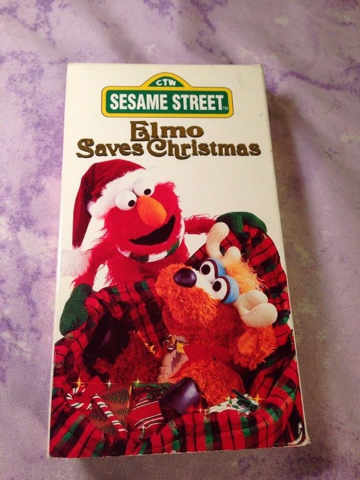 Sesame Street Elmo Saves Christmas Vhs