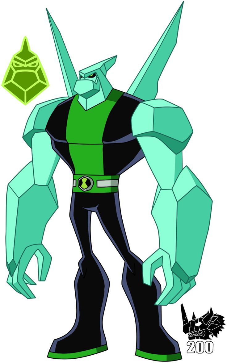 an animated character with green and black colors, standing in front of a white background