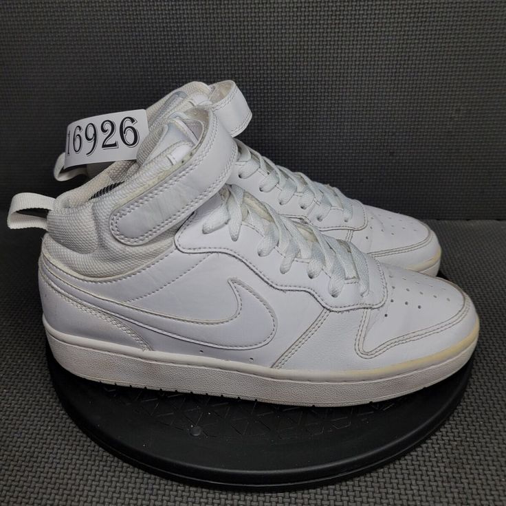 I just added a new item to eBay, Nike Court Borough Mid 2 Shoes Youth Sz 7 White Sneakers! #eBay #eBaySeller Nike Mid-top Sneakers, Nike Mid-top Sneakers With Branded Insole, Nike Sneakers With Rubber Sole And Round Toe, Casual Ankle-high Skate Shoes For Sports, Nike Ankle-high Sneakers With Rubber Sole, Nike Mid-top Synthetic Sneakers, Nike Mid-top Skate Shoes With Cushioned Footbed, Nike Sporty High-top Sneakers With Round Toe, Nike Casual Mid-top Basketball Shoes