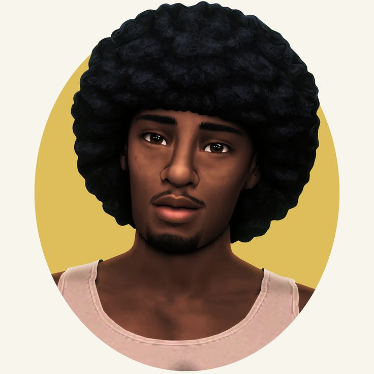 afro collection - (masc. frames) | Sims 4 afro hair, Sims 4 afro hair ...