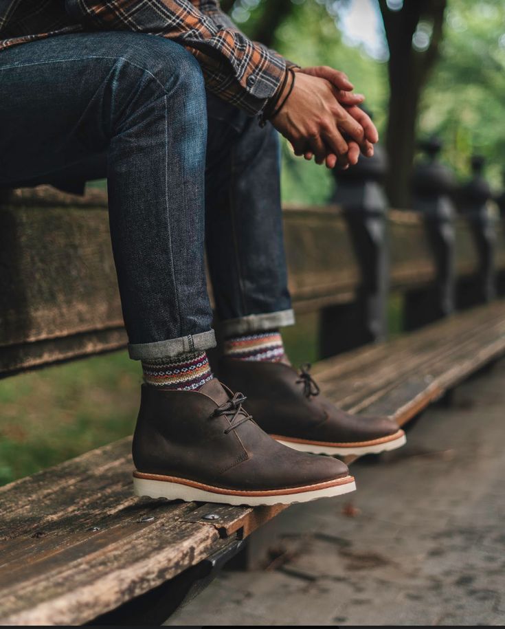 #thursdayboots #desertboots #mensboots #leatherboots #denim #rawdenim #jeans #centralpark #flannel Lds Quotes For Young Women, Quotes For Young Women, Bearded Men Costumes, Lumberjack Chic, Men Fashion 2020, Thursday Boot Company, Thursday Boots, Chukka Boots Men, Mens Boots Fashion