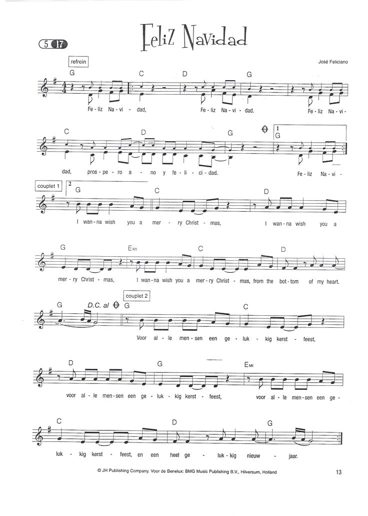 sheet music with the words feliz nawadad