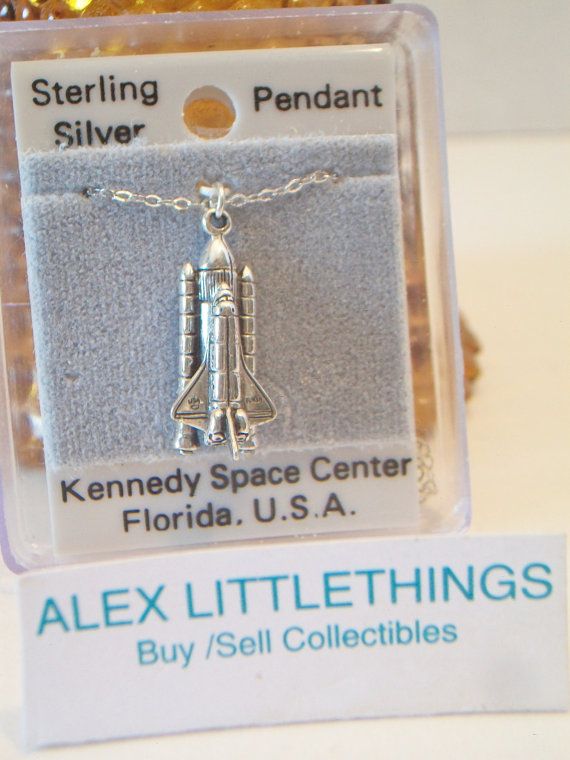 Space Shuttle Pendant Necklace Sterling Silver by ALEXLITTLETHINGS Vintage Friends, Jewelry Wardrobe, Sterling Pendant, Space Shuttle, Necklace Sterling Silver, Vintage Costume Jewelry, Vintage Costumes, Sterling Silver Pendants, Etsy Listing