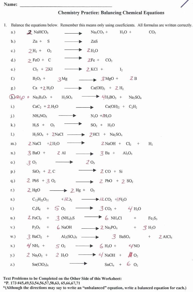 10++ Chemistry Word Equations Worksheet – Worksheets Decoomo