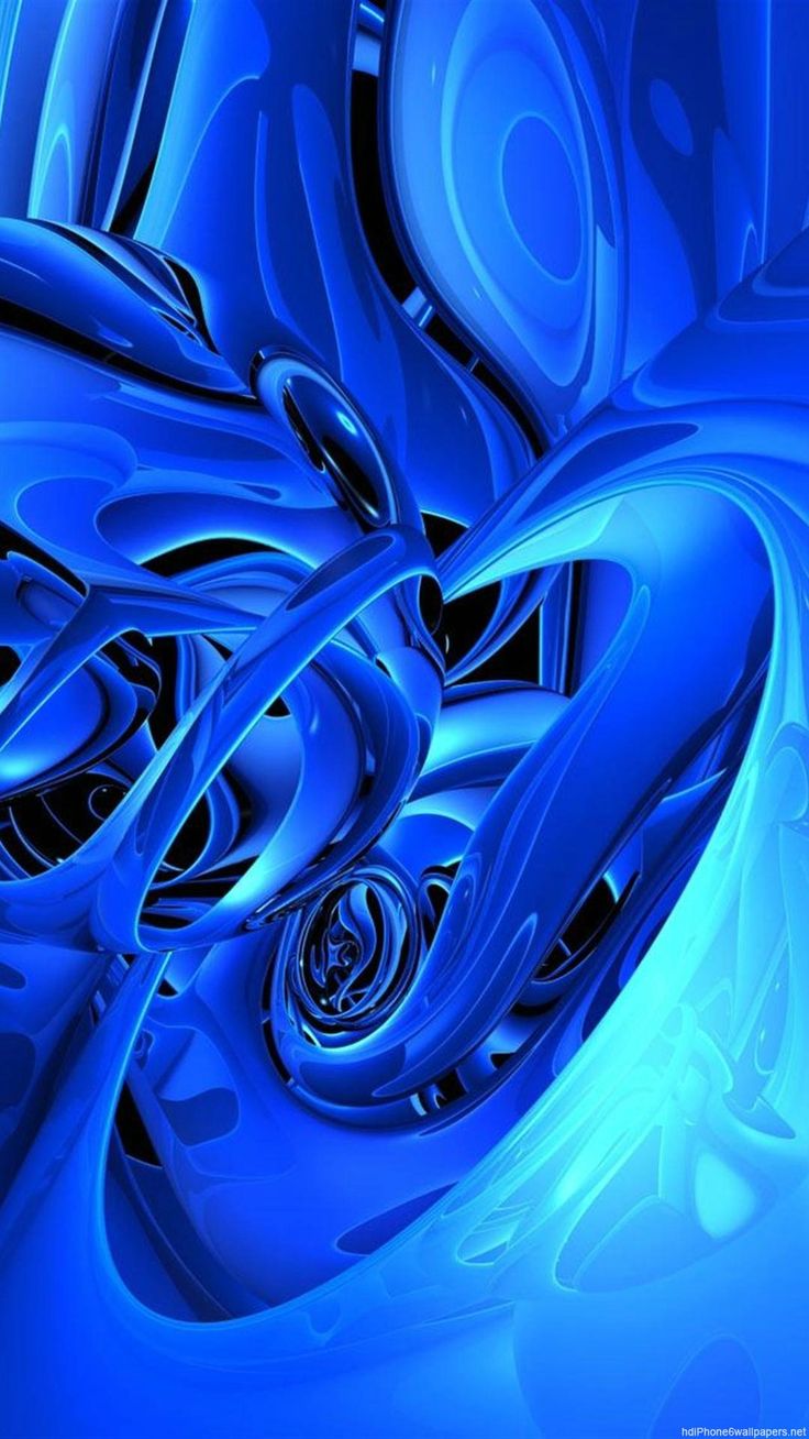 an abstract blue background with swirls and curves