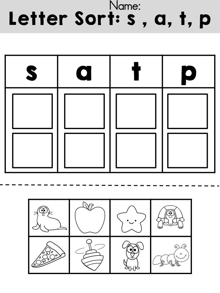 the letter s worksheet with pictures to help students learn how to read and write