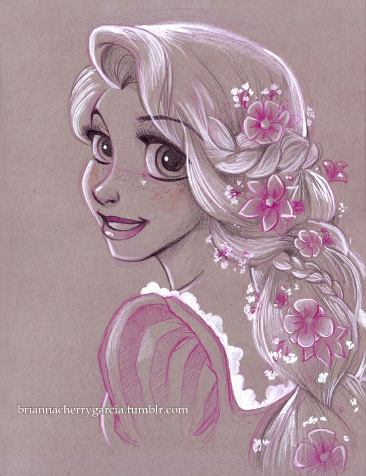 this is an image of disney princess aurora from the animated movie tangled in pink and white