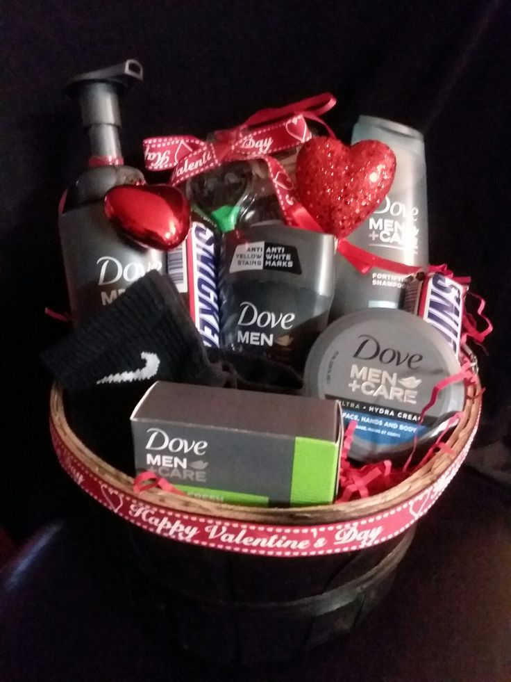 a basket filled with lots of different types of grooming products and personal care items