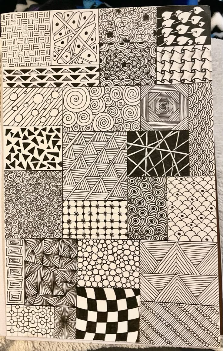 Zentangle 2 in 2024 | Pattern Design Drawing