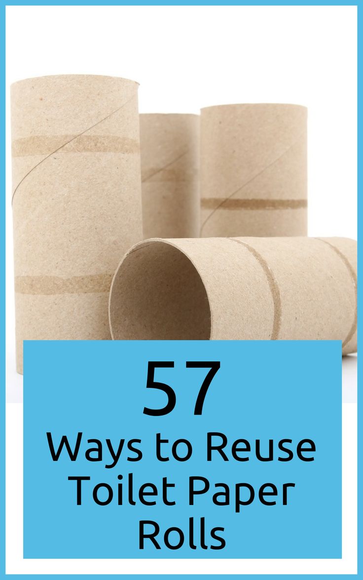 several rolls of toilet paper with the words, 53 ways to reuse toilet paper rolls