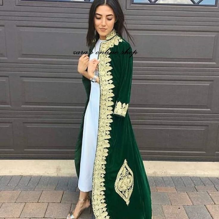 Afghan Kuchi Modern Style Dress - Etsy Afghan Chapan Women, Bollywood Style Long Kaftan With Dupatta, Elegant Kaftan With Pallu, Long Gown For Eid, Long Anarkali Dresses For Eid, Maxi Length Dupatta With Dabka, Long Kaftan With Dupatta For Eid, Maxi Length Dupatta With Dabka Details, Elegant Dabka Wedding Maxi Dress