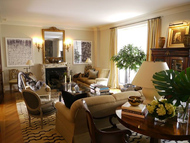 NYC apartment of designer Richard Mervis | Natural living room, Home ...