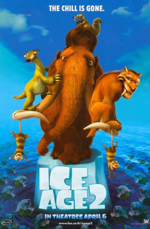 the ice age 2 movie poster