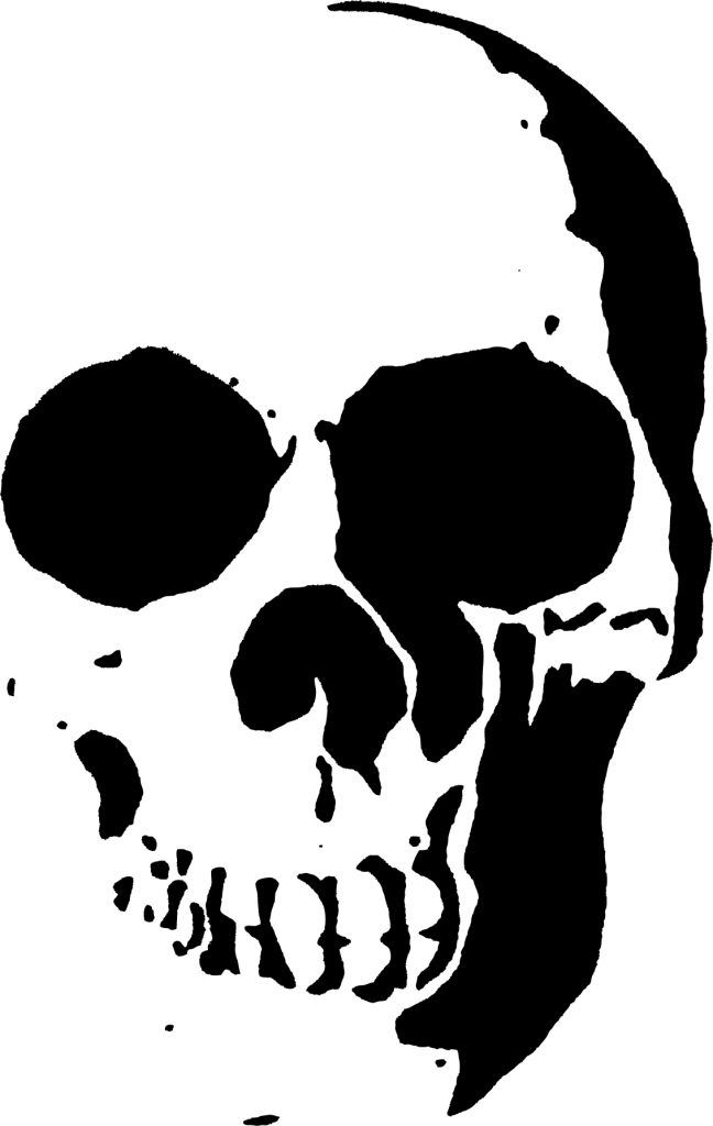 23 Free Skull Stencil Printable Templates | Guide Patterns Skull Template, Inkscape Tutorials, Skull Stencil, Stencils Printables, Photographie Portrait Inspiration, White Drawing, Free Stencils, Stencil Templates, Silhouette Stencil