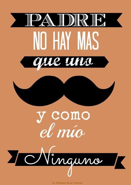 a poster with spanish words and mustaches