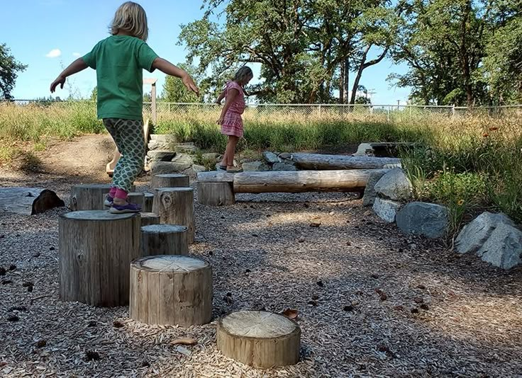 Elma Head Start Nature Playground - Learning Landscapes Design Stem Playground, Elementary Playground, Landscape Library, Natural Outdoor Playground, Outdoor Play Space, Natural Play, Children Park, Play Ground, Park Playground