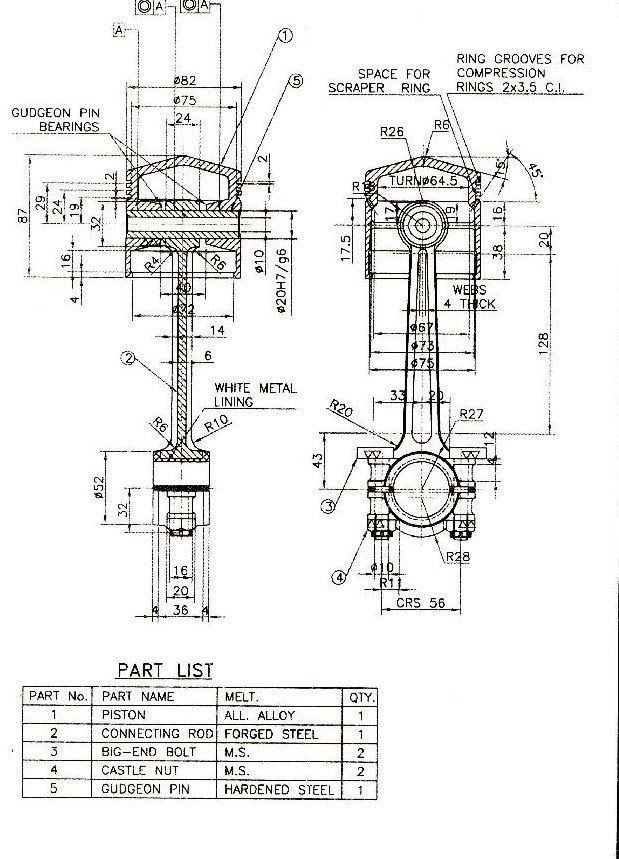 the drawing shows an image of a mechanical device