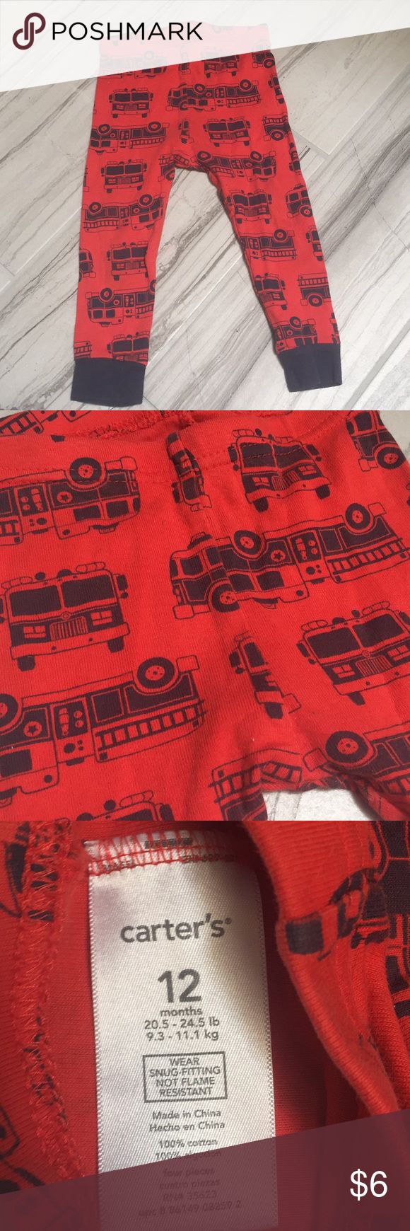 Adorable Fire Truck Pants In great used condition! Comes from a smoke free home! Size boys 12 months Carter's Bottoms Fire Truck, Fire Trucks, 12 Months, Red Blue, Kids Shop, Red And Blue, Trucks, Pants, Fashion Design