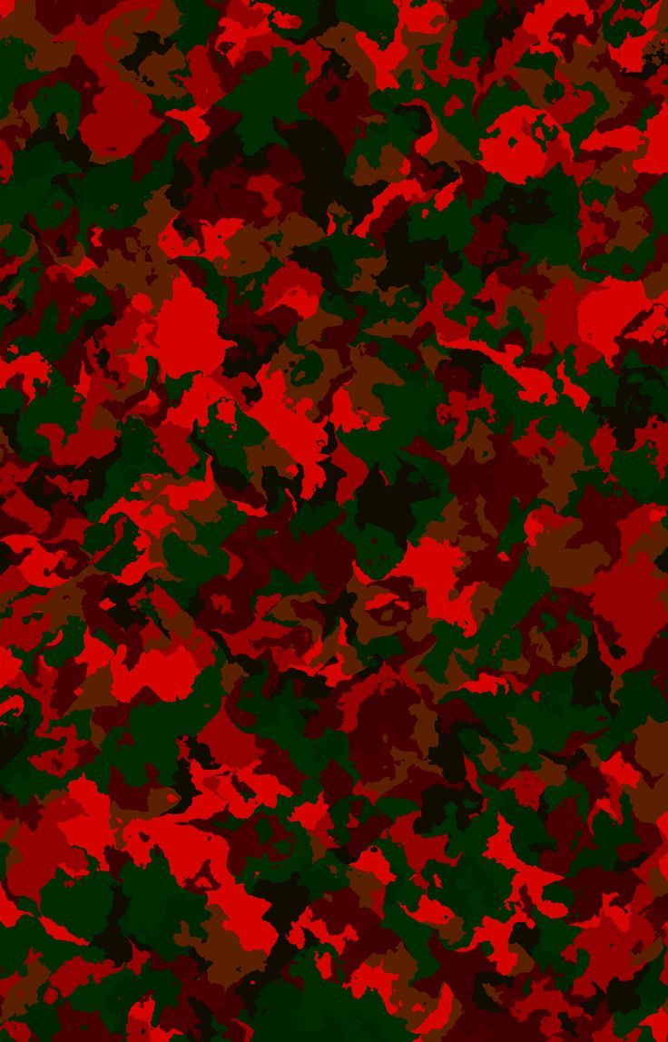 an abstract red and green camouflage background