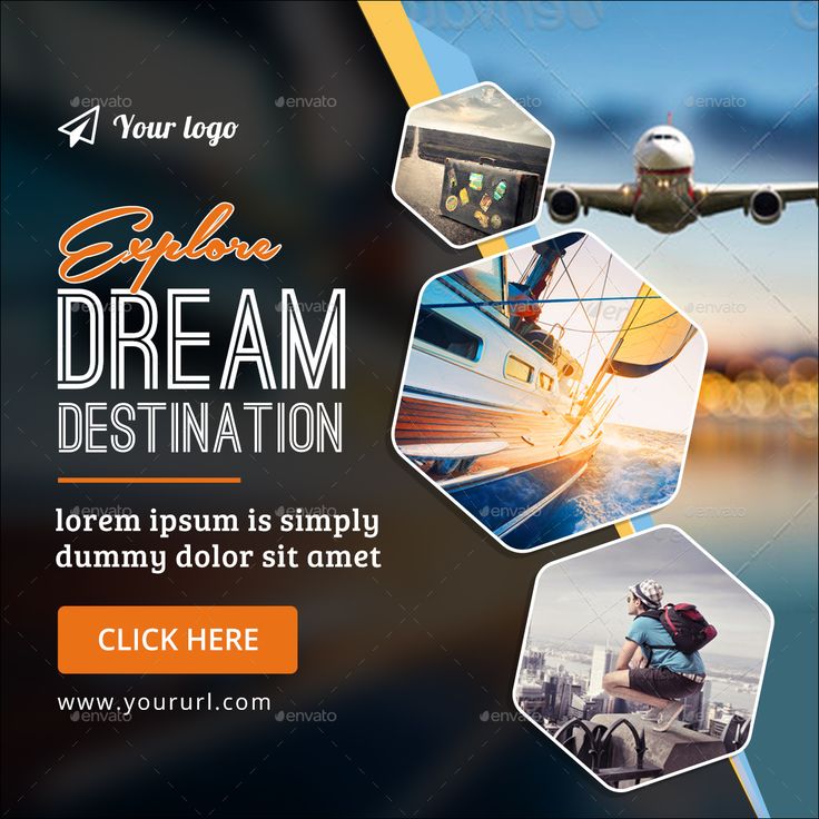 a flyer for an event with photos and captions on it, including the words dream destination