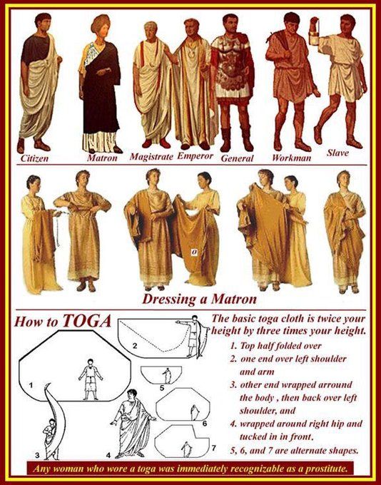 an image of how to wear ancient clothes