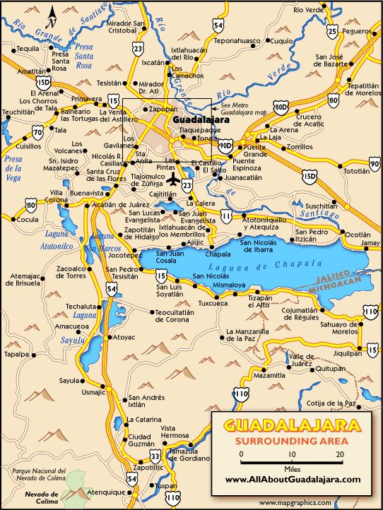 a map showing the location of gubaalara, surrounded by mountains and lakes