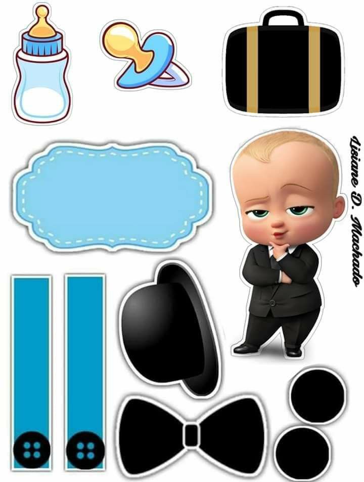 Pin by Denise Canabrava on 1 Topper bolo | Baby boy cake topper ...