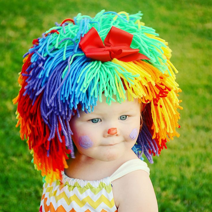 Clown Costume Halloween Costumes Baby Hat Baby Girl Clown Wig Pageant Clothes Colorful Wig Toddler Costume Photo Prop Dress Up Cloth by YumbabY on Etsy https://www.etsy.com/listing/108043411/clown-costume-halloween-costumes-baby Clown Costume Halloween, Girl Clown, Clown Wig, Yarn Wig, Clown Halloween Costumes, Colorful Wig, Crochet Wig, Baby Kostüm, Circus Birthday