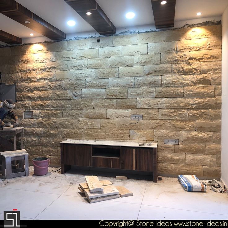 Wall Cladding For Living Room | Stone Wall Cladding Interior, Stone Wall  Cladding, Wall Cladding