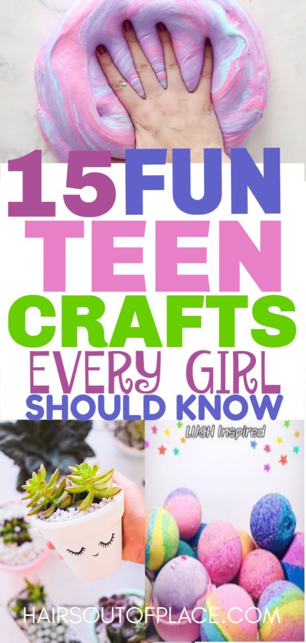 30 Fun Crafts for Teens that Will Bring Out Their Inner Artist | Diy ...