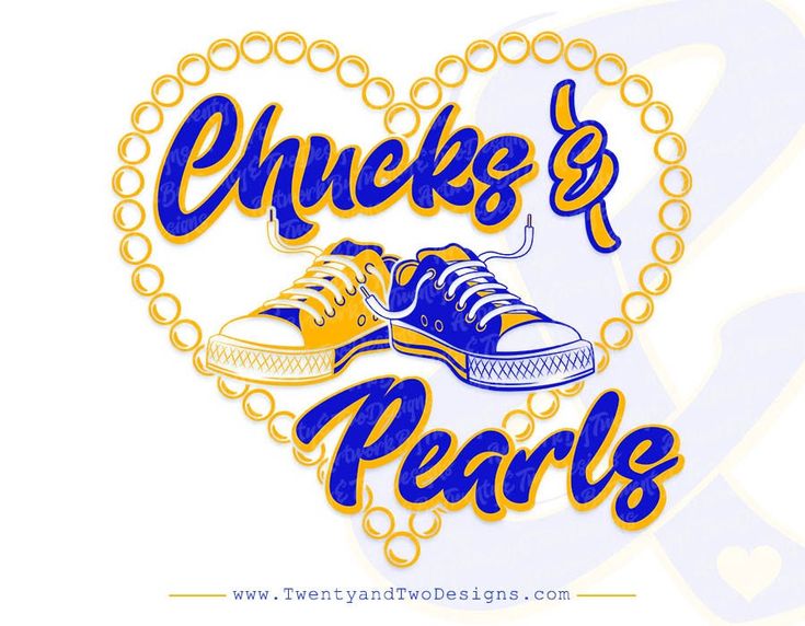 an image of sneakers and pearls in the shape of a heart