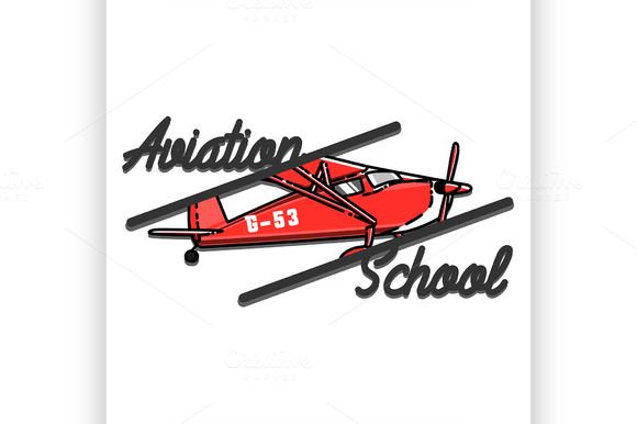 Color vintage Aviation emblem | Vintage aviation, Emblems, Vintage