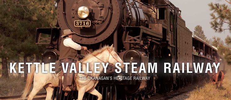 the cover of kettle valley steam railway