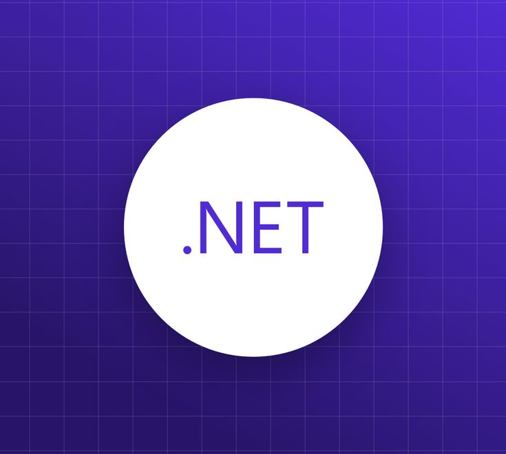 the logo for net on a purple background