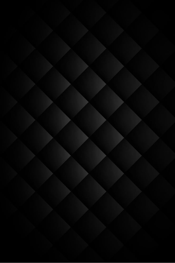 an abstract black and white wallpaper with diagonal squares in the center, as well as dark background