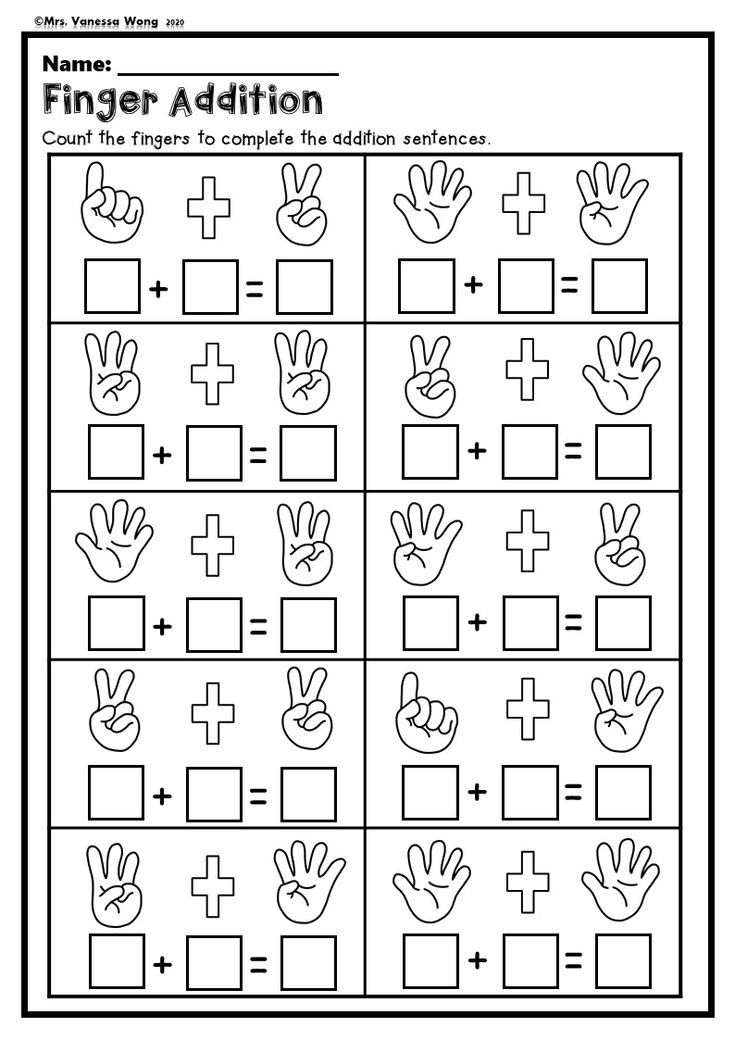 Kindergarten Math Free Printable - Printable World Holiday