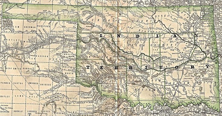 an old map of the united states with roads and major cities on it's sides