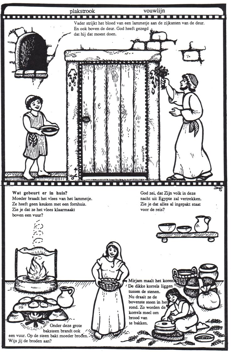 Passover Door Coloring Page