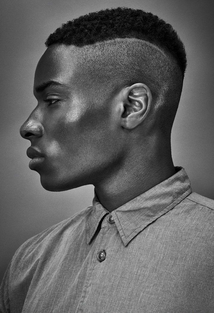 Coloring Wallpaper, Desktop Wallpaper Black, Art Hairstyles, Black Profile, Black Male Models, Male Profile, Cat Profile, Dark Blue Wallpaper, Face Ref