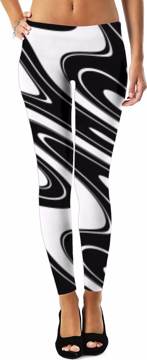 Beautiful black and white swirls on leggings. Perfect and unique. Niorapparel Fitted Black Leggings With Skull Print, Workout Leggings Printed, Fitted Multicolor Graphic Print Leggings, Black And White Print, Print Leggings, Printed Leggings, Leggings, Black And White, Pants