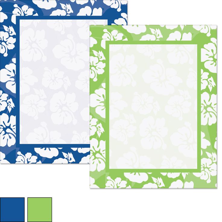 Luau Border Papers