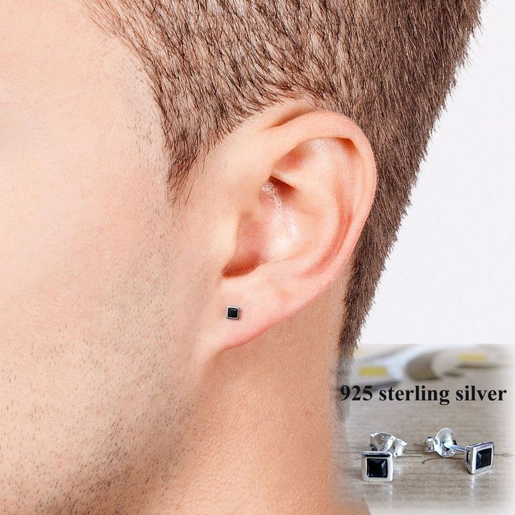 Mens Stud Earrings, Mens Emerald Rings, Studs Men, Sterling Silver Mens Rings, Small Earrings Studs, Mens Silver Rings, Sterling Silver Mens, Men Earrings, Business Advertising